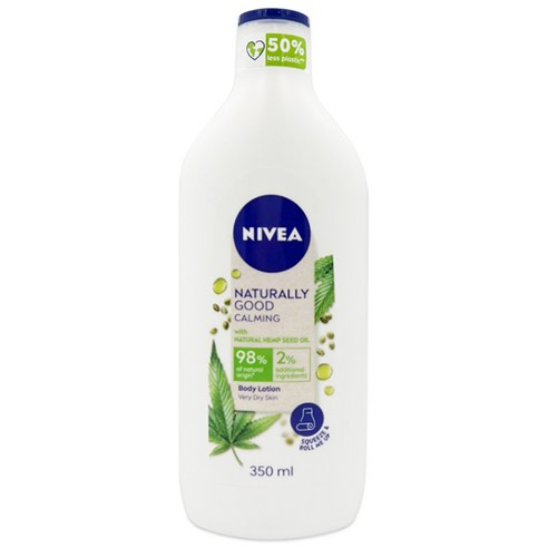 니베아 내추럴리굿 헴프씨드 오일 바디로션, 1개, 350ml