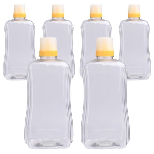 가인글로벌 공통2.4 꿀페트 튜브 옐로우캡 꿀튜브 소분용기, 6개, 1680ml