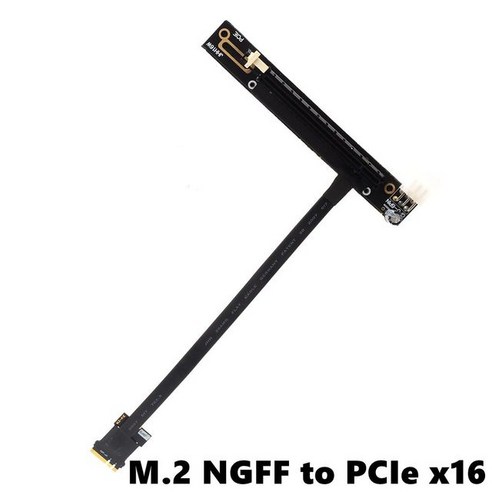 PCI-E M.2 NGFF A/E 키 와이파이-PCIe 3.0×16 연장 케이블 PCI-Express x1 x4 x8 라이저 6핀 전원, 09 50CM _ 01 N16AW-X1 pciespdif