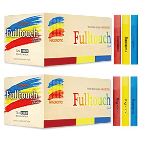 하고로모 탄산 분필, 3색혼합, 2박스 (144개입)