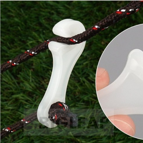 야광 스토퍼 타프줄: 야영 조명에 필수품