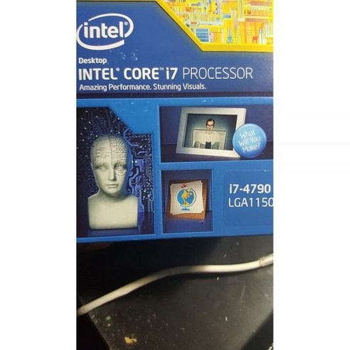 인텔 Core i74770 쿼드 코어 데스크탑 프로세서 3.4GHZ LGA 1150 8MB 캐시 BX80646I74770, 단일옵션／단일옵션