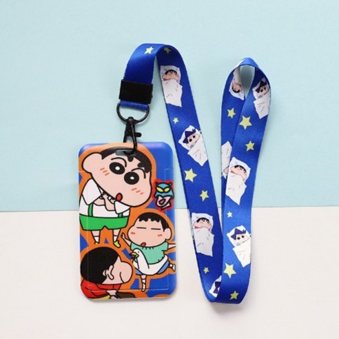 산리오 짱구 캐릭터 카드 케이스 목걸이 스트랩, 1개, 짱구10