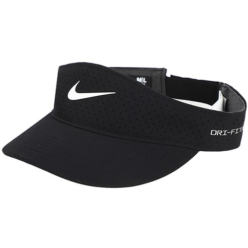 나이키 DRI-FIT ADV TENNIS 선바이저 데일리모자 패션모자 썬캡, Black