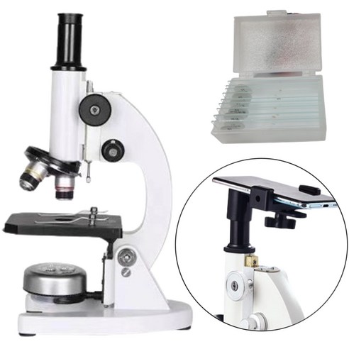 테크앤유 10만배 학생용 고배율 광학현미경, 구성A, 1개 미니현미경60배