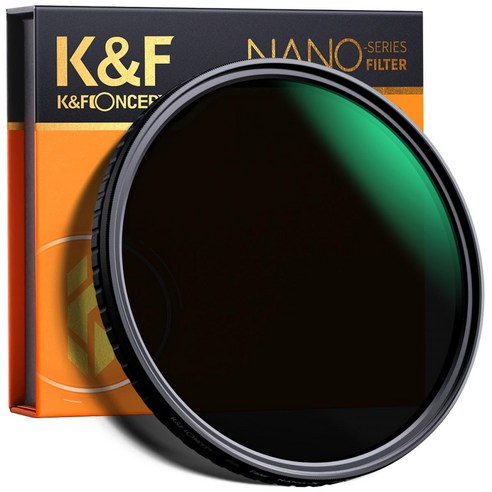 K&F CONCEPT Concept NANO-X Variable ND2-ND32 가변필터 8K AGC Glass 52mm, K&F NANO-X ND2-ND32 52mm, 1개 52mmuv필터