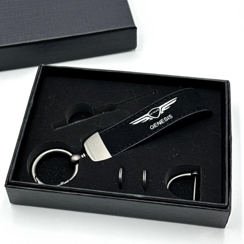 제네시스의 품격을 손안에: 가죽 키링 키홀더, 당신의 일상에 스며드는 고급스러움 제네시스키케이스