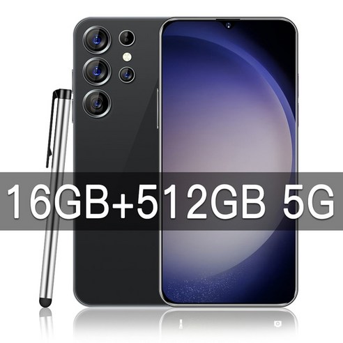 킥보드 글로벌 버전 S23 울트라 스마트폰 73 인치 풀 스크린 4G 5G 휴대폰 16TB 1TB 7800mAh 108MP HD 2023 신제품, 없음, 5.Black 16GB 512GB, 5.Black 16GB 512GB