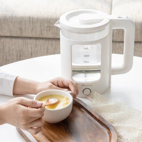 안락한 차시간을 위한 혁신적인 무선 전기 유리포트 티포트