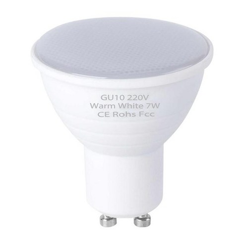 에너지 절약 GU10 LED 전구 220V 램프 MR16 스포트라이트 5W GU5.3 Lampada 집 조명, GU10 PC_7w | 3000K