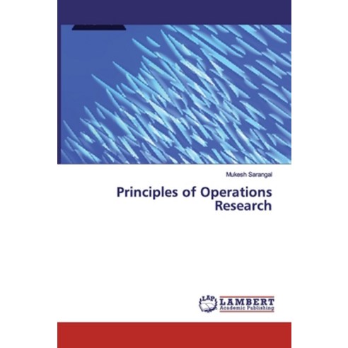 Principles of Operations Research Paperback, LAP Lambert Academic Publis..., English, 9786200091758