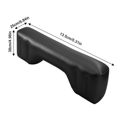 자동차 매트리스 에어 매트 뒷자리 차박 여행용 팽창식 침대 뒷좌석 액세서리 풋 피어 세단 SUV 후면 클리어런스 패드 갭 패딩, [02] black