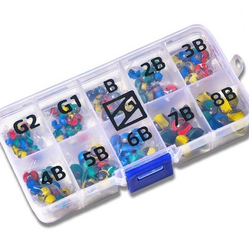 조개봉돌 10종 벌크 좁쌀 봉돌 코팅 원형 212P KUNZO, 컬러G2-8B(케이스포함), 1개, 1개입