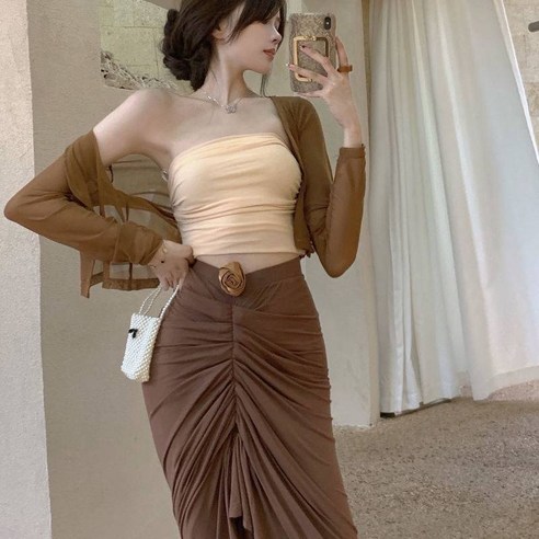 KORELAN 불규칙 스커트