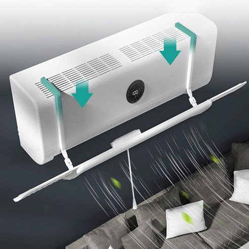끌리오 벽걸에 에어컨 바람막이로 쾌적한 실내 환경 조성