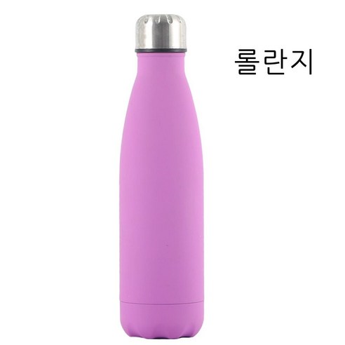 304 스테인리스강 스포츠 주전자 선물 컵, 러버 래커, 500ml