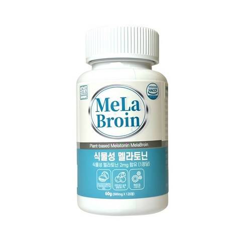 영양별곡 식물성 멜라토닌 2mg 함유 식약청 HACCP 인증, 1개, 120정
영양제 영양별곡 식물성 멜라토닌 2mg 함유 식약청 HACCP 인증, 1개, 120정
영양제