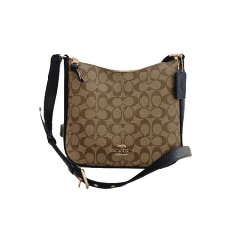 코치 시그니쳐 엘리 파일 크로스백 CFC1649B