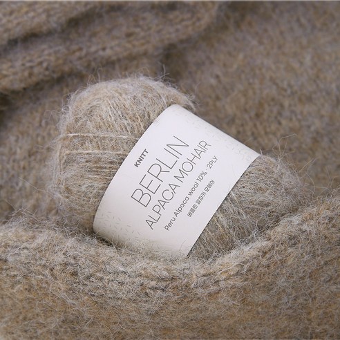 따뜻하고 부드러운 알파카 모헤어로 특별한 니트를 만들어보세요