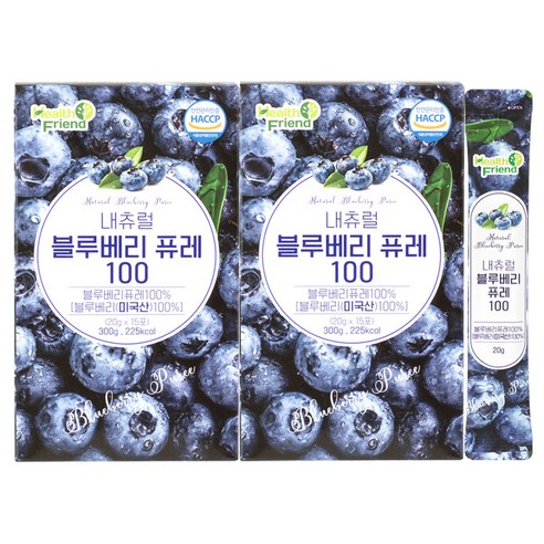 헬스프랜드 내츄럴 블루베리 퓨레 100