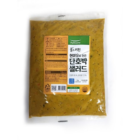 풀무원 풀스키친 단호박샐러드 대용량 업소용 가정용, 4개, 1kg