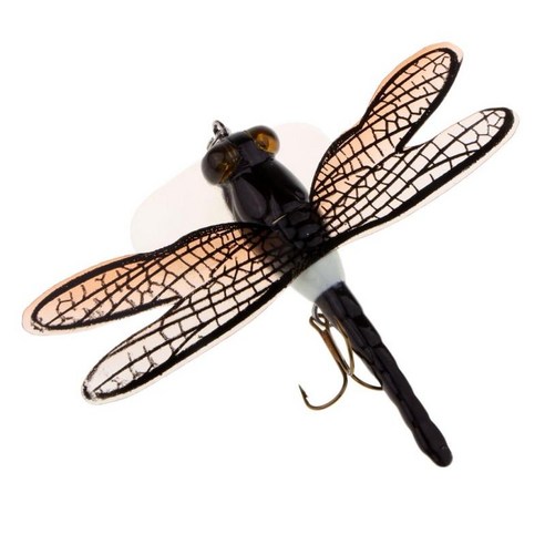 1 조각 잠자리 플로팅 플라이 낚시 파리 곤충 루어 낚시 미끼 후크 태클, 003, 7.5cm, 플라스틱 금속