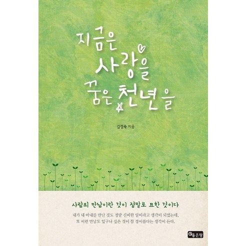 지금은 사랑을 꿈은 천년을, 좋은땅