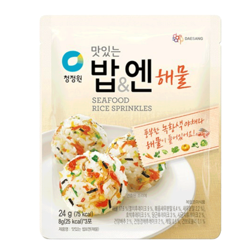 청정원 맛있는밥 & 엔 해물, 24g, 10개