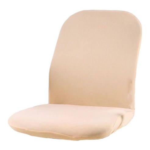 체어커버 사무실 안락 의자 슬립 커버 시트 커버 착탈식 의자 커버 스트레치 안락 의자 보호대 좌석 장식, 베이지, 폴리에스터 섬유