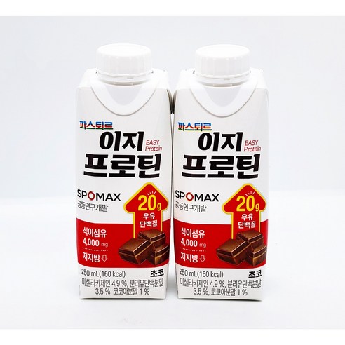 파스퇴르 이지프로틴 초코 드링크 18p, 250ml, 18개