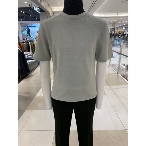 21 SS 그레이 쿨니트 반팔티셔츠 JBY07S090 167212