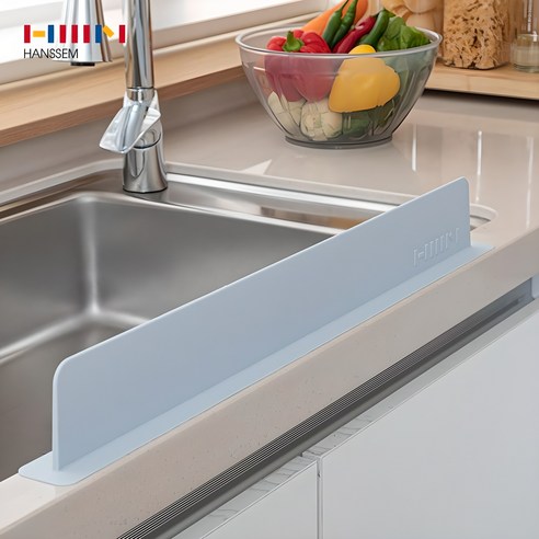 주방을 쾌적하게, 한샘 싱크대 실리콘 물막이 와이드 워터펜스 사용 후기 한샘하이가드