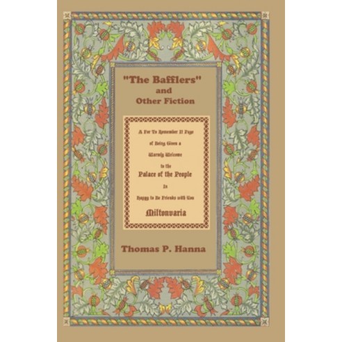 (영문도서) The Bafflers and Other Fiction Paperback, Independently Published, English, 9798472622356