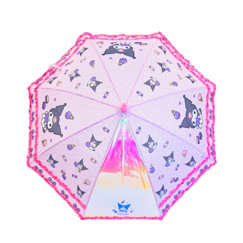 쿠로미 47센치 아동장우산 핑크 디저트 이중프릴, 1개, 단품