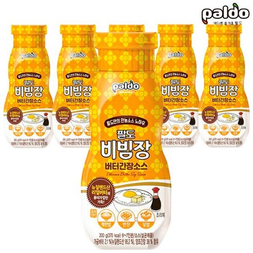 MIK 팔도 비빔장 버터 간장소스 200g x 6개