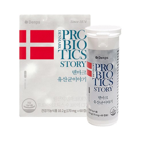 DENPS 덴프스 PROBIOTICS STORY 프로바이오틱스 유산균이야기 60캡슐