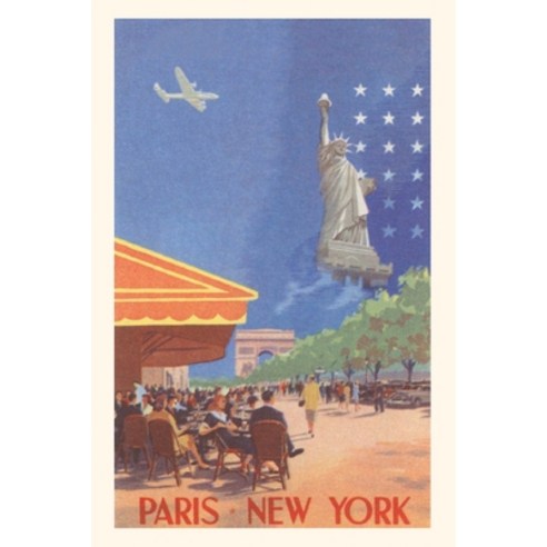 (영문도서) Vintage Journal Scenes from Paris and New York Paperback, Found Image Press, English, 9781648111730
