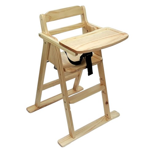 튼튼하고 안전한 베이비캠프 유아용 접이식 원목 식탁의자로 아이의 즐거운 식사 시간을 만들어 주세요!