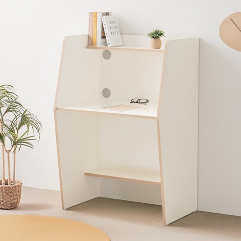 e스마트 토미 1인 학생 가정용 독서실책상, 크림