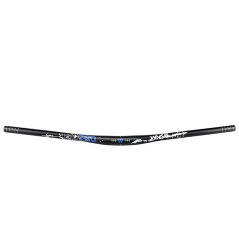 산악 자전거 핸들바 31.8mm 알루미늄 MTB 자전거 라이저 바, 780mm 블루, 알루미늄 합금