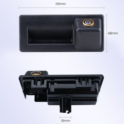 자동차후면카메라 GreenYi-차량용 후방 카메라 AHD 1080P 170 아우디 A3 A4 B8 B9 A4L VW 티구안 투란 L 투아렉 스코다 옥타비아 A7 래피드 예티, [01] CVBS-AHD720P
