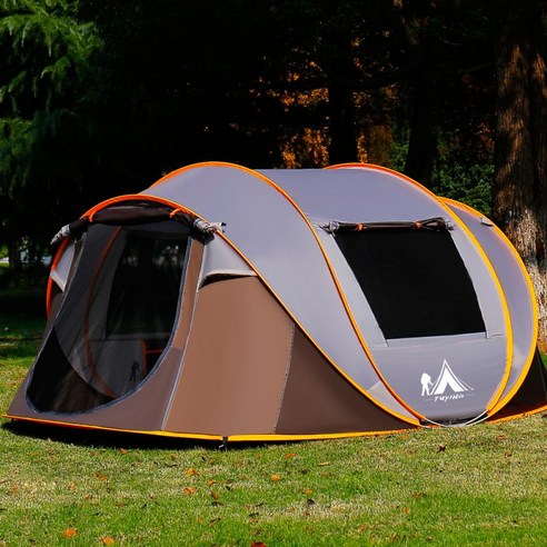 전자동 퀵 오픈 텐트는 야외에서 휴대할 수 있는 방수포기로 원터치 설치 방식과 방충망 포함하여 내구성과 방수 기능이 좋으며, 다양한 크기와 옵션으로 자유롭게 선택할 수 있는 텐트입니다.