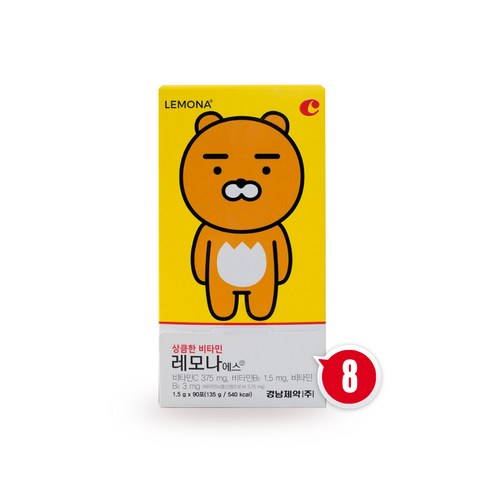 레모나 상큼한 비타민 레모나에스산 /카카오프렌즈