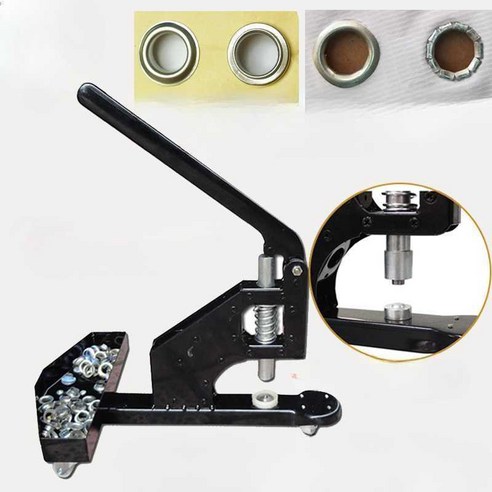 천막 현수막 수동 프레스 버클 링 프레스기 타공 구멍쇠펀치 펀칭기 타공기, 1개