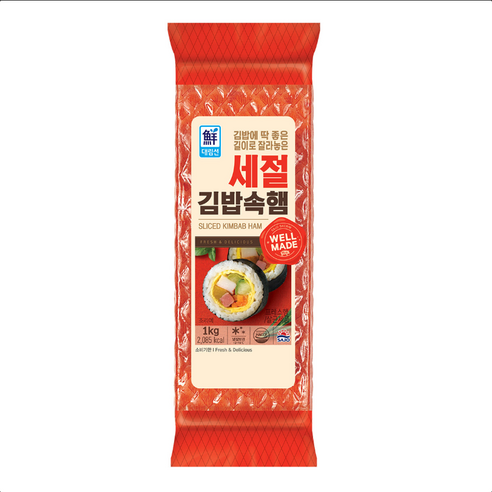업소용 대림 김밥용 세절햄 88가닥 1k X10