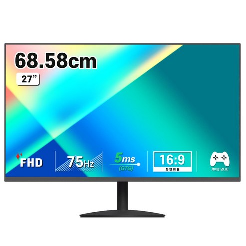 디엑스 68.58cm FHD 초슬림 베젤리스 모니터, DX275HDMI(일반)-IPS 27인치