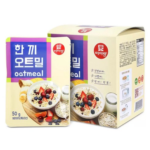 아침마다 밥 대신? 간편하고 든든한 오트밀 한 끼로 시작하세요! 한끼오트밀