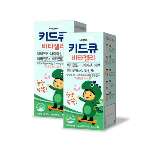 키드큐 비타젤리 어린이 종합영양제, 15g, 40개