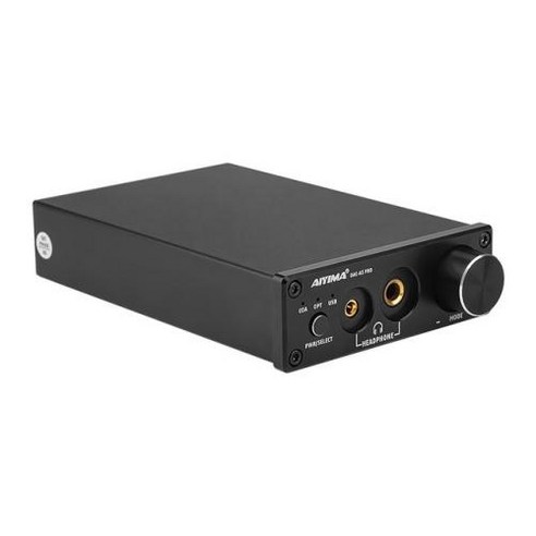 FIIO aiyima 오디오 dac a5 pro tpa6120 미니 hifi usb dac 디코더 오디오 헤드폰 앰프 24bit 192khz lm49720 ess9018k2m, 협력사, 전원 플러그 없음