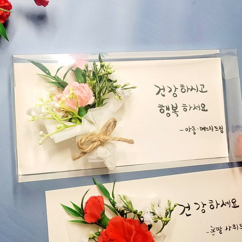 아름답고 실용적인 Her1088 미니 카네이션 용돈봉투 세트